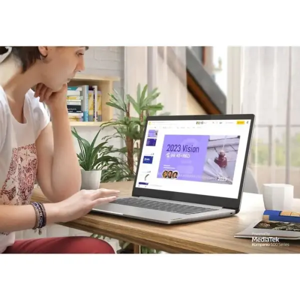 Lenovo Chromebook IdeaPad 3 14M868 — 14" FHD | Kompanio 520 | 8 Go RAM | 128 Go | ChromeOS | AZERTY