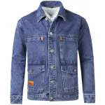 Veste En Jeans Homme Multi Poches Regular Fit Casual
